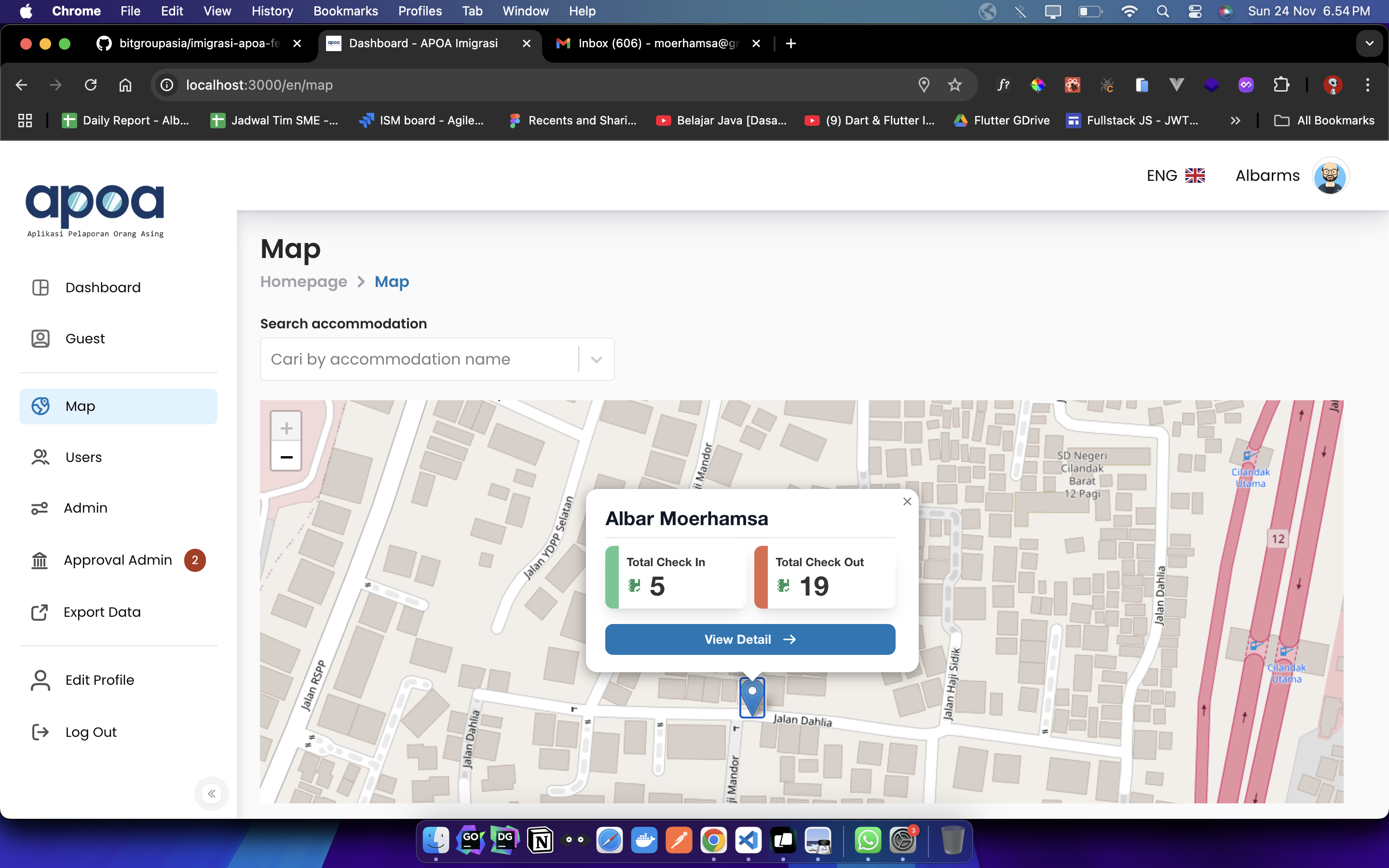 Showcase of APOA Dirjen Imigrasi